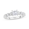 Thumbnail Image 0 of Previously Owned Adrianna Papell Diamond Engagement Ring 1/2 ct tw Princess & Round-cut 14K White Gold