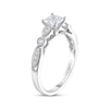 Thumbnail Image 1 of Previously Owned Adrianna Papell Diamond Engagement Ring 1/2 ct tw Princess & Round-cut 14K White Gold