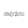 Thumbnail Image 2 of Previously Owned Adrianna Papell Diamond Engagement Ring 1/2 ct tw Princess & Round-cut 14K White Gold