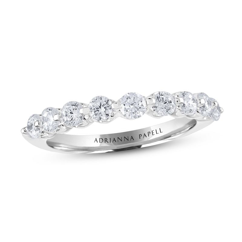 Main Image 1 of Previously Owned Adrianna Papell Diamond Wedding Band 7/8 ct tw 14K White Gold