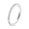 Thumbnail Image 2 of Previously Owned THE LEO Ideal Cut Diamond Wedding Band 1/3 ct tw Round-cut 14K White Gold