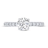 Thumbnail Image 1 of Previously Owned THE LEO Diamond Engagement Ring 1-3/8 ct tw Round-cut 14K White Gold