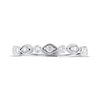 Thumbnail Image 3 of Previously Owned Adrianna Papell Diamond Anniversary Band 1/3 ct tw Round-cut 14K White Gold