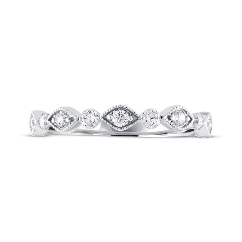 Main Image 3 of Previously Owned Adrianna Papell Diamond Anniversary Band 1/3 ct tw Round-cut 14K White Gold