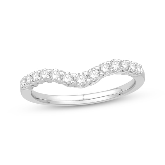 Previously Owned Diamond Contour Ring 3/8 ct tw 14K White Gold