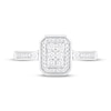 Thumbnail Image 2 of Previously Owned Diamond Long Cushion Ring 1/4 ct tw Round-cut Sterling Silver