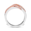 Thumbnail Image 2 of Previously Owned Diamond Enhancer Ring 1/2 ct tw Round-cut 14K Two-Tone Gold