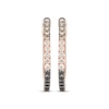 Thumbnail Image 2 of Previously Owned Le Vian Chocolate Diamond Hoop Earrings 1 ct tw 14K Strawberry Gold