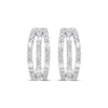 Thumbnail Image 1 of Previously Owned Neil Lane Diamond Hoop Earrings 1 ct tw 14K White Gold