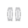 Thumbnail Image 2 of Previously Owned Neil Lane Diamond Hoop Earrings 1 ct tw 14K White Gold