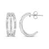Thumbnail Image 2 of Previously Owned Neil Lane Diamond Hoop Earrings 1 ct tw 14K White Gold