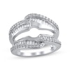 Thumbnail Image 0 of Previously Owned Diamond Enhancer Ring 1 ct tw Baguette & Round-cut 14K White Gold