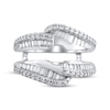 Thumbnail Image 2 of Previously Owned Diamond Enhancer Ring 1 ct tw Baguette & Round-cut 14K White Gold
