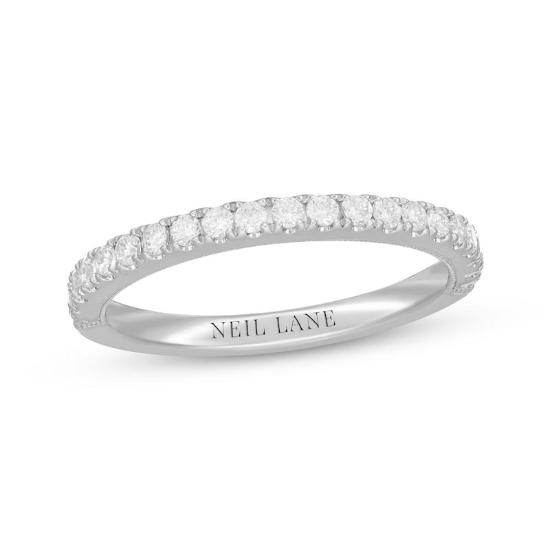 Main Image 5 of Neil Lane Diamond Wedding Band 3/8 ct tw Round-cut 14K White Gold