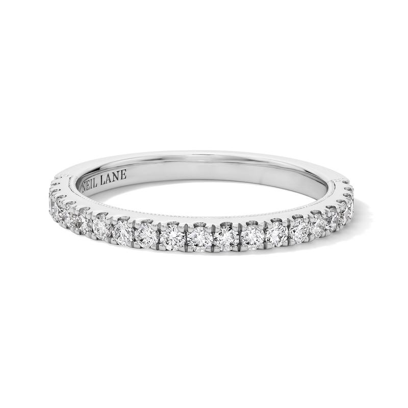Main Image 3 of Neil Lane Diamond Wedding Band 3/8 ct tw Round-cut 14K White Gold