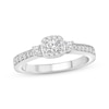 Thumbnail Image 1 of Previously Owned Diamond Engagement Ring 1/2 ct tw Round-cut 10K White Gold