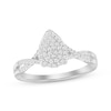 Thumbnail Image 1 of Previously Owned Diamond Promise Ring 1/6 ct tw Round-cut 10K White Gold