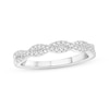 Previously Owned Diamond Wedding Band 1/5 ct tw Round-cut 14K White Gold