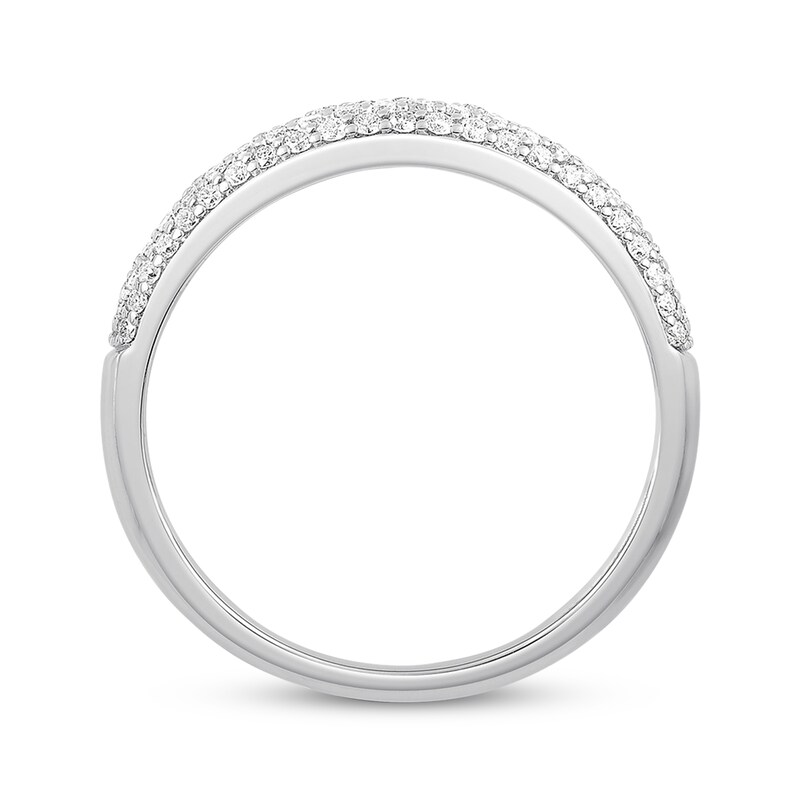 Main Image 3 of Previously Owned Diamond Anniversary Band 1/2 ct tw Round-cut 14K White Gold
