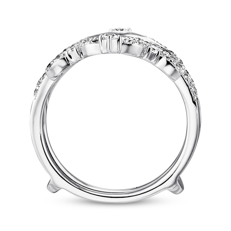 Main Image 3 of Previously Owned Diamond Enhancer Ring 1/2 ct tw Round-cut 14K White Gold