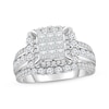 Thumbnail Image 0 of Previously Owned Diamond Engagement Ring 2 ct tw Princess & Round-cut 14K White Gold