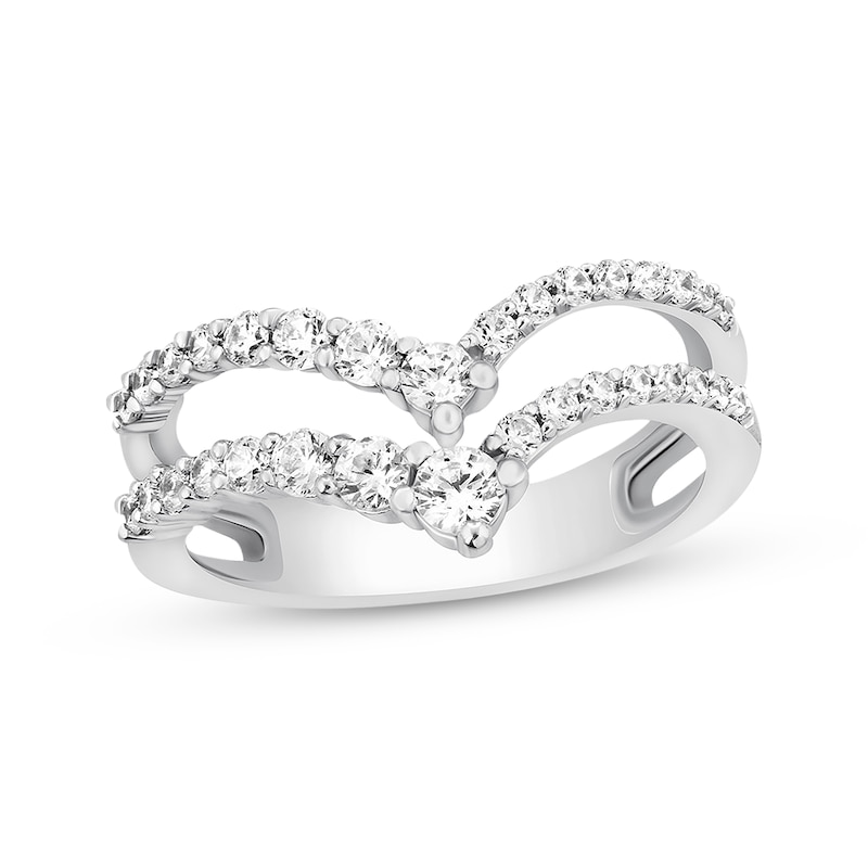 Main Image 1 of Previously Owned Diamond Enhancer Ring 3/4 ct tw Round-cut 14K White Gold