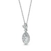 Thumbnail Image 2 of Previously Owned Diamond Necklace 1/2 ct tw Round-cut 10K White Gold 18&quot;