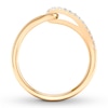 Thumbnail Image 2 of Previously Owned Love + Be Loved Diamond Ring 1/10 ct tw Round 10K Yellow Gold Size 7