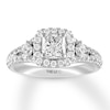 Thumbnail Image 1 of Previously Owned THE LEO Diamond Engagement Ring 1-1/8 Carats tw 14K White Gold