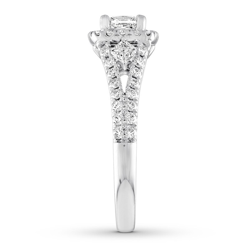 Main Image 3 of Previously Owned THE LEO Diamond Engagement Ring 1-1/8 Carats tw 14K White Gold