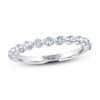 Thumbnail Image 1 of Previously Owned THE LEO Diamond Anniversary Ring 1/2 ct tw Round-cut 14K White Gold