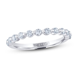 Previously Owned THE LEO Diamond Anniversary Ring 1/2 ct tw Round-cut 14K White Gold