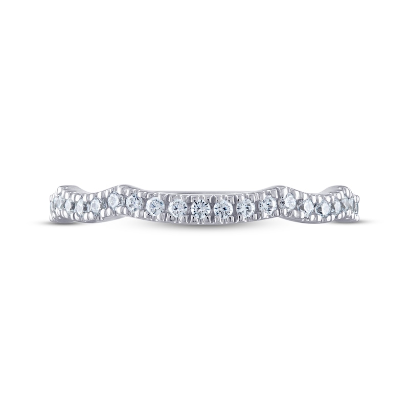Previously Owned THE LEO Ideal Cut Diamond Wedding Band 1/5 ct tw Round-cut 14K White Gold