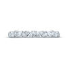 Thumbnail Image 3 of Previously Owned Monique Lhuillier Bliss Diamond Wedding Band 1/2 ct tw Marquise & Round-cut 18K White Gold