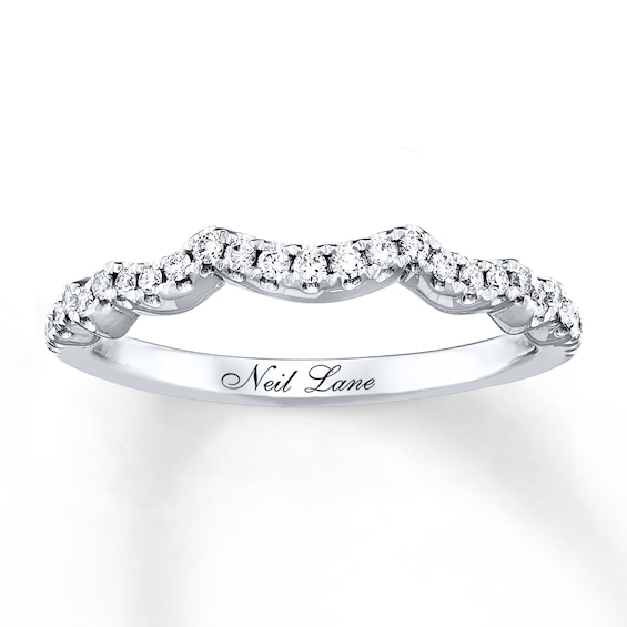 Previously Owned Neil Lane Wedding Band 1/5 ct tw Diamonds 14K White Gold