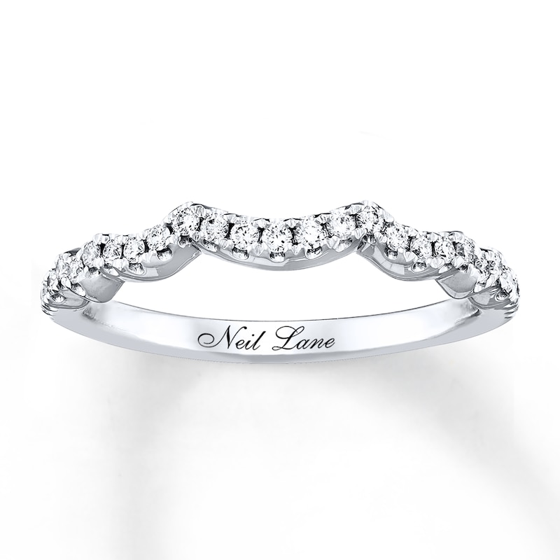 Main Image 1 of Previously Owned Neil Lane Wedding Band 1/5 ct tw Diamonds 14K White Gold
