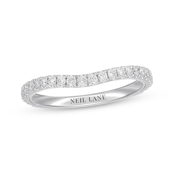 Previously Owned Neil Lane Diamond Wedding Band 3/8 ct tw Round-cut 14K White Gold