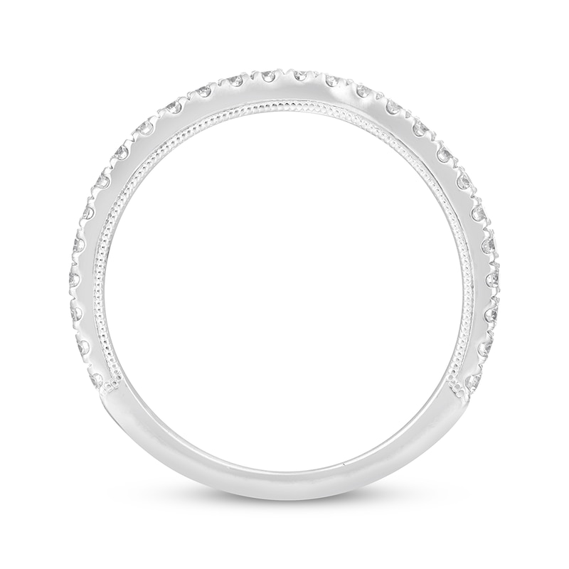 Main Image 3 of Previously Owned Neil Lane Diamond Wedding Band 3/8 ct tw Round-cut 14K White Gold