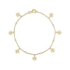 Thumbnail Image 1 of Previously Owned Diamond Star Bracelet 1/10 ct tw Round-cut 10K Yellow Gold 7.5&quot;