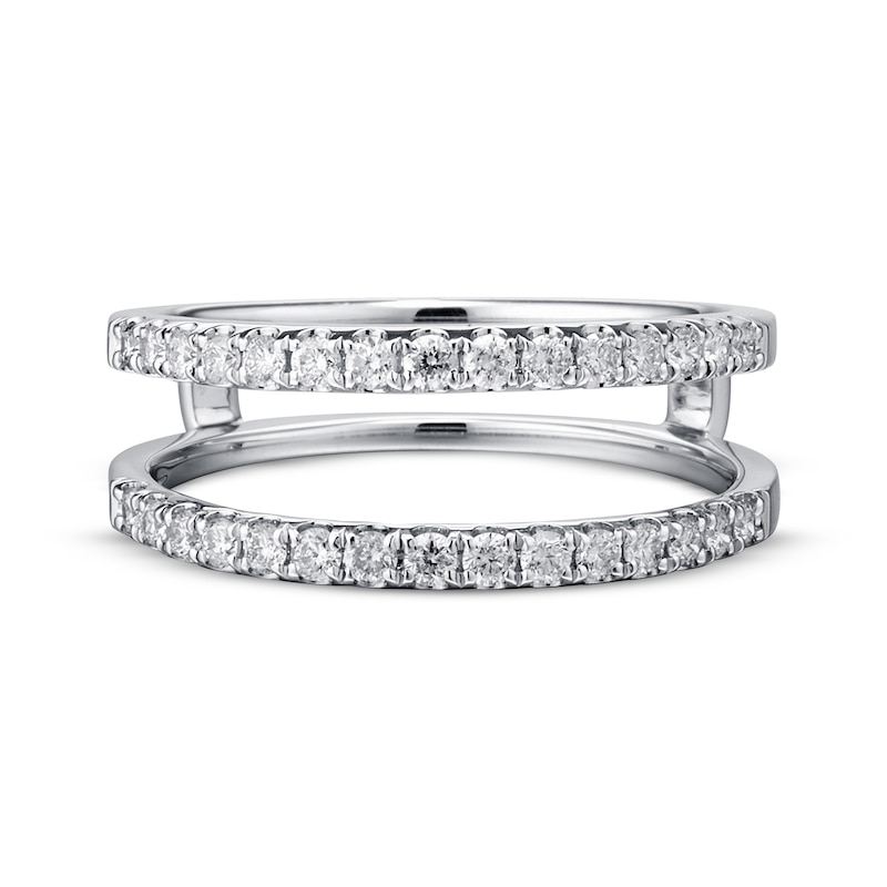Main Image 4 of Previously Owned Diamond Enhancer Ring 1/2 ct tw Round-cut 14K White Gold