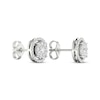 Thumbnail Image 4 of Previously Owned Diamond Stud Earrings 1/2 ct tw Round-Cut 10K White Gold