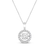 Previously Owned Unstoppable Love Necklace 1 ct tw 10K White Gold 19"