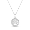Thumbnail Image 1 of Previously Owned Unstoppable Love Necklace 1 ct tw 10K White Gold 19&quot;