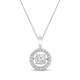 Previously Owned Unstoppable Love Necklace 1 ct tw 10K White Gold 19&quot;