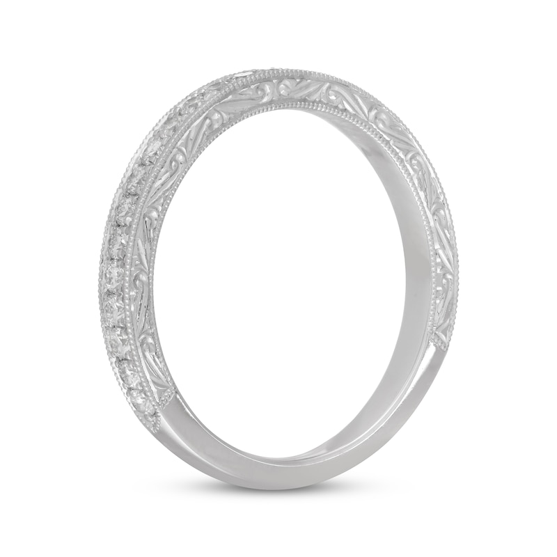 Main Image 2 of Previously Owned Neil Lane Diamond Wedding Band 3/8 ct tw Round-cut 14K White Gold