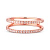 Thumbnail Image 4 of Previously Owned Diamond Enhancer Ring 1/4 ct tw Round-cut 14K Rose Gold
