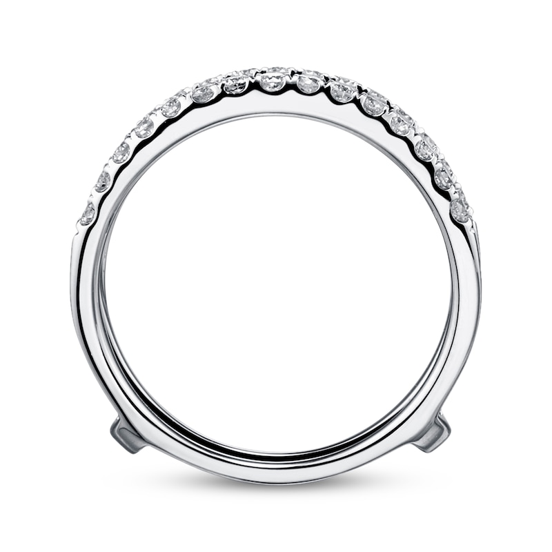 Main Image 3 of Previously Owned Diamond Enhancer Ring 1/2 ct tw Round-cut 14K White Gold