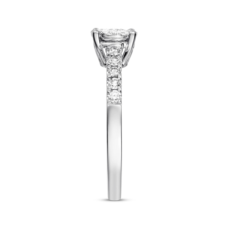 Main Image 2 of Previously Owned Diamond Engagement Ring 5/8 ct tw Round-cut 14K White Gold