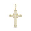 Thumbnail Image 4 of Previously Owned Men's Diamond Cross Pendant 1/2 ct tw Round-cut 10K Yellow Gold