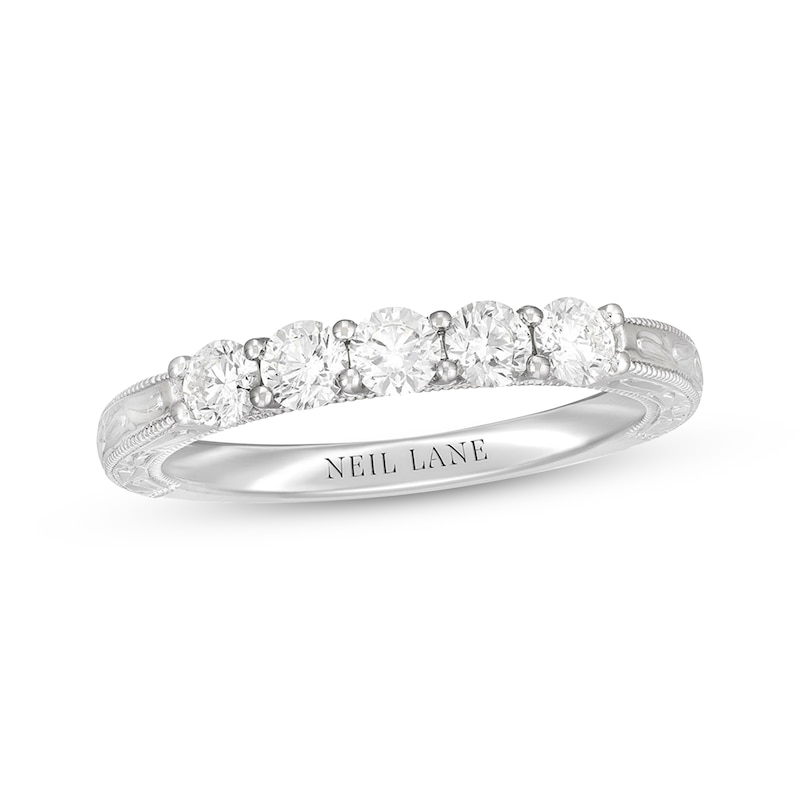 Previously Owned Neil Lane Diamond Anniversary Band 5/8 ct tw Round-cut 14K White Gold